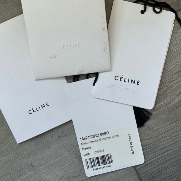 Celine Nano Luggage Tote Souris - Picture 7 of 8